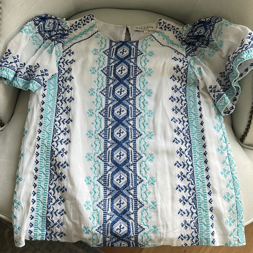 Hale Bob Embroidered blouse